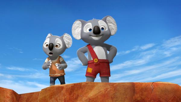 Bild 1 von 11: Das Koala-Mädchen Katie ist das Leben in Freiheit nicht gewöhnt. Blinky zeigt ihr die Weiten des Outbacks.