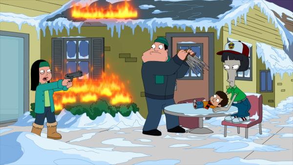 Bild 1 von 8: (v.l.n.r.) Hayley Smith; Stan Smith; Nemo; Roger
