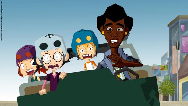 Bild 1 von 3: Das Team auf Verfolgungsjagd durch Indien
© KiKA/Gaumont-Alphanim - Honorarfreie Verwendung gemäß AGB im redaktionellen Zusammenhang mit genannter Sendung bei Nennung \