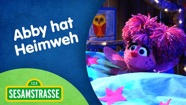 Bild 1 von 2: Abby will bei Elmo übernachten - aber leider hat sie Heimweh.