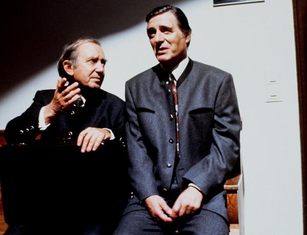 Bild 1 von 2: Im Bild: Hans Clarin, Helmut Fischer.