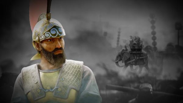 Bild 1 von 3: Mit Elefanten überquert der Feldherr Hannibal die Alpen, um gegen die römische Armee zu kämpfen. Der Karthager schlägt die Römer in der Schlacht von Cannae trotz zahlenmäßiger Unterlegenheit 216 vor Christus vernichtend.