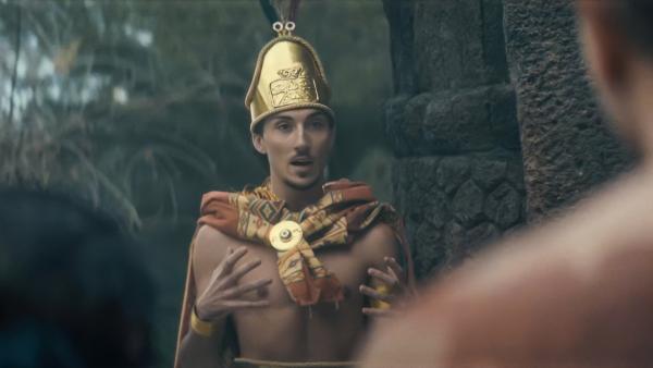 Bild 1 von 10: Der Aztekenherrscher Moctezuma wird von den Spaniern brutal ermordet.
