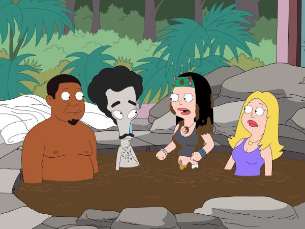 Bild 1 von 6: (v.l.n.r.) Ron Turlington; Roger; Hayley Smith; Francine Smith