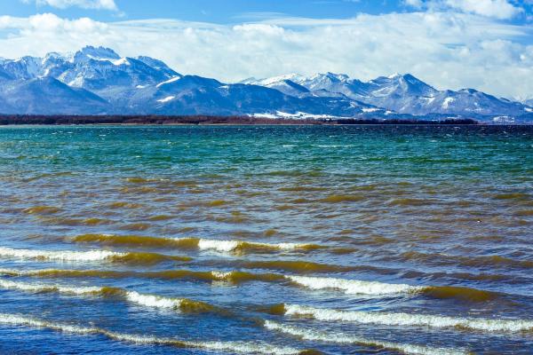 Bild 1 von 13: Im Bild: das Bayrische Meer, der Chiemsee.