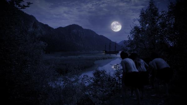 Bild 1 von 7: Feuerlandindianer entdecken die \