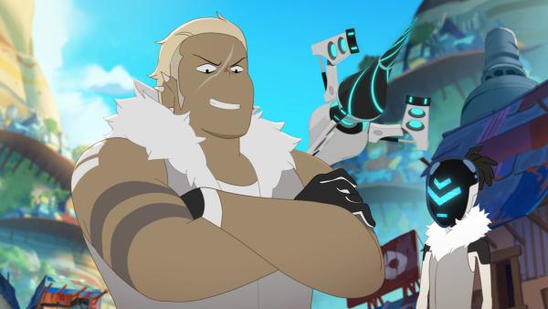 Bild 1 von 1: Pavel, ein alter Bekannter und Rivale, steuert die Drone der Blizzard-Bosse.