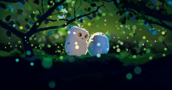 Bild 1 von 9: Shooom kümmert sich um Babyeule Pieps.