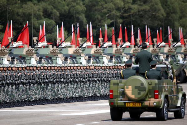 Bild 1 von 1: Mit gut zwei Millionen Soldaten und Soldatinnen ist China die weltweit größte militärische Streitmacht.