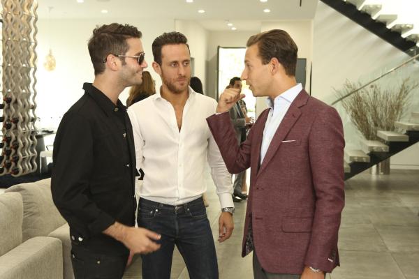 Bild 1 von 9: (v.l.n.r.) Josh Flagg; David Parnes; James Harris
