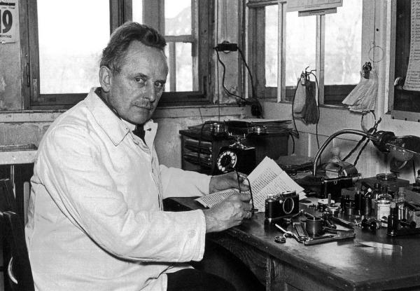 Bild 1 von 1: Oskar Barnack, der Erfinder der 35-Millimeter-Kleinbild-Kamera.
