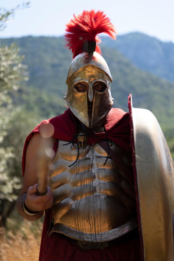 Bild 1 von 8: Sparta war einer der wenigen griechischen Stadtstaaten mit einem stehenden Heer. Seine Soldaten waren sehr gut ausgebildet.