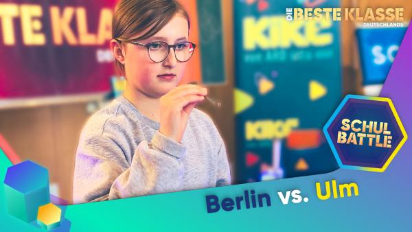 Bild 1 von 1: Schulbattle mit der Klasse 7a vom Hans-Carossa-Gymnasium aus Berlin und der 6b vom St. Hildegard Gymnasium aus Ulm.