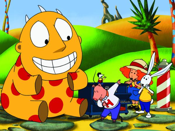 Bild 1 von 5: Fantasie muss man haben! Maggie hat reichlich davon. Das kleine Mädchen erschafft mit ihren Zeichnungen eine bunte und lustige Welt. Immer mit dabei: das lustige, gefleckte Biest und das Schweinchen Hamilton...