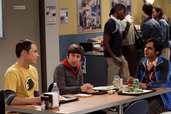 Bild 1 von 38: Finger weg von meiner Schwester: Raj (Kunal Nayyar, r.), Howard (Simon Helberg, M.) und Sheldon (Jim Parsons, l.) ...