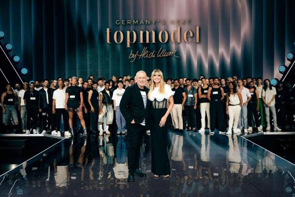 Bild 1 von 1: Jean Paul Gaultier (l.); Heidi Klum (r.)