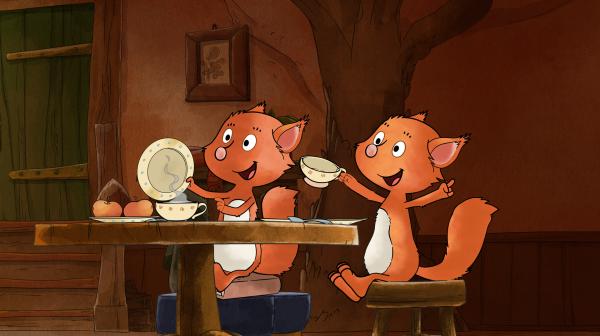 Bild 1 von 6: Billy und Benny haben alles aufgegessen und möchten Nachschub.