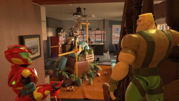 Bild 1 von 2: Oranguzanks Baupläne machen Axel Sorgen.