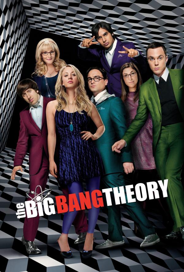 Bild 1 von 27: (7. Staffel) - The Big Bang Theory: Bernadette (Melissa Rauch, 2.v.l.), Howard (Simon Helberg, l.), Amy (Mayim Bialik, 2.v.r.), Sheldon (Jim Parsons, r.), Leonard (Johnny Galecki, M.), Penny (Kaley Cuoco, 3.v.l.) und Raj (Kunal Nayyar, 3.v.r.) ...