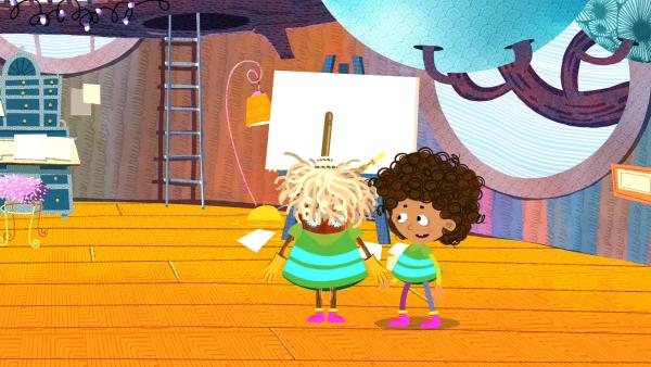 Bild 1 von 3: Mia hat die MIAMIAMASCHINE gebaut.