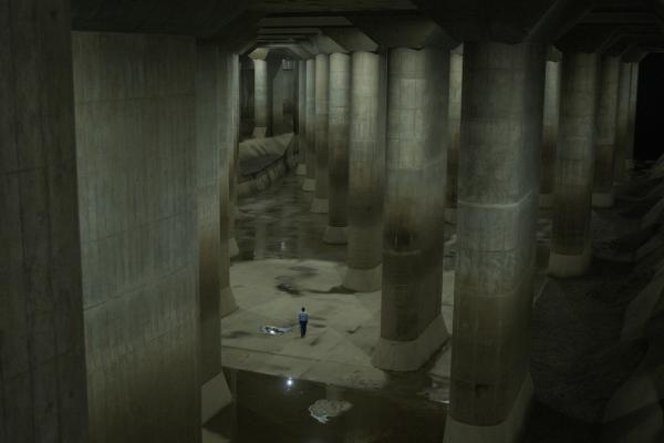 Bild 1 von 11: Der Underground Discharge Channel Japan schützt die Bewohner von Tokyo vor Überflutungen in der Regen- und Taifun-Saison.