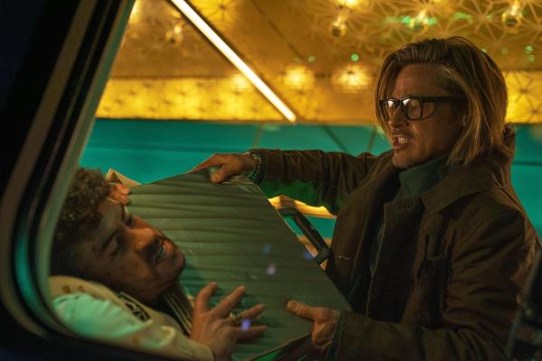 Bild 1 von 12: Wolf (Bad Bunny, l.); Ladybug (Brad Pitt, r.)
