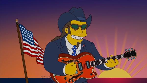 Bild 1 von 5: Ist Homers Favorit als Präsidentschaftskandidat: Rockmusiker Ted Nugent ...