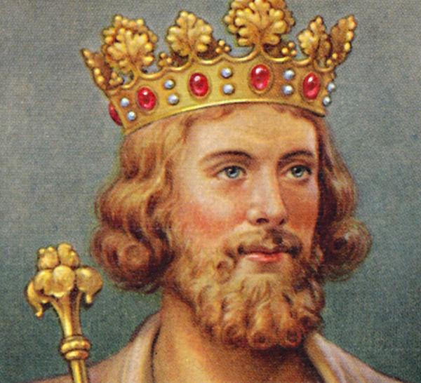 Bild 1 von 3: Gemälde von Edward II. - seine Vorliebe für männliche Favoriten brachte ihm den Ruf ein, homosexuell zu sein.