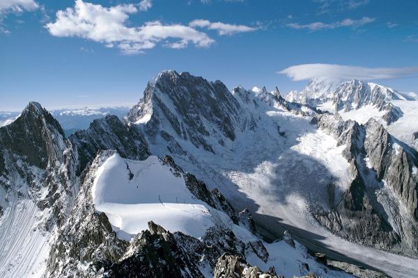 Bild 1 von 15: Im Bild: Mt.Blanc, Europäische Alpen.