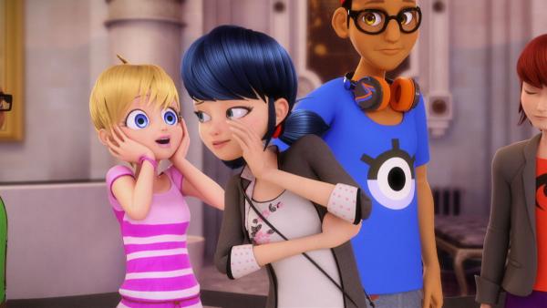 Bild 1 von 3: Als Monsieur Bourgeois die Wahl zum Bürgermeister gewinnt, macht Hawk Moth sich die Wut seines Gegners Armand D'Argencourt zunutze und verwandelt ihn in Darkblade, einen Bösewicht, der die Macht über die Stadt an sich reißen will. Unterdessen stellen sich Marinette und Chloe den Wahlen zum Schülersprecher.