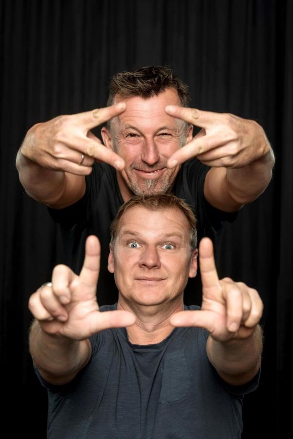 Bild 1 von 2: Im Bild: Pepi Hopf und Fredi Jirkal - Zwei wie Pech und Schwefel.