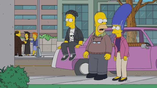 Bild 1 von 12: (v.l.n.r.) Bart; Homer; Marge