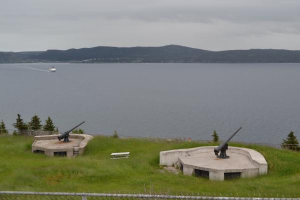 Bild 1 von 5: Coastal defense guns on Bell Island, Canada. MYSTERIOUS ISLANDS takes viewers on an unforgettable adventure to explore the most extraordinary and enigmatic islands on the planet.