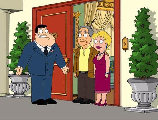 Bild 1 von 6: (v.l.n.r.) Stan Smith; Mr. Dawson; Mrs. Dawson