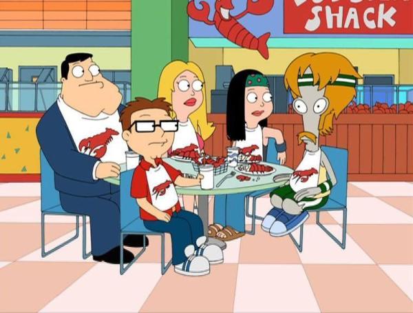 Bild 1 von 7: (v.l.n.r.) Stan Smith; Steve Smith; Francine Smith; Hayley Smith; Roger