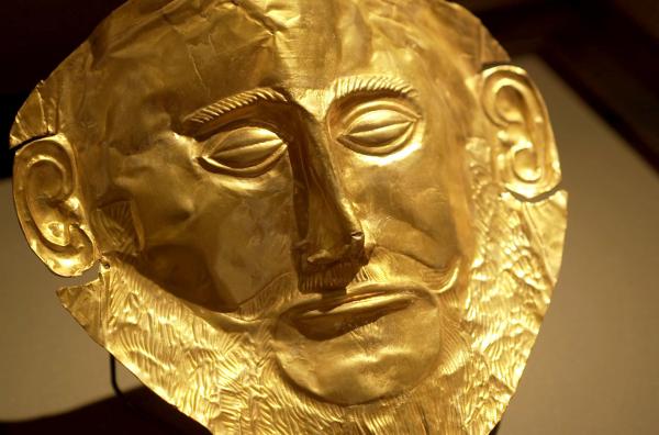 Bild 1 von 3: Die Goldmaske des Agamemnon