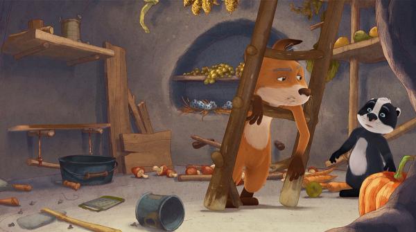 Bild 1 von 5: Luis ist erstaunt. Opa Fuchs hat den ganzen Vorratskeller durcheinander gebracht.