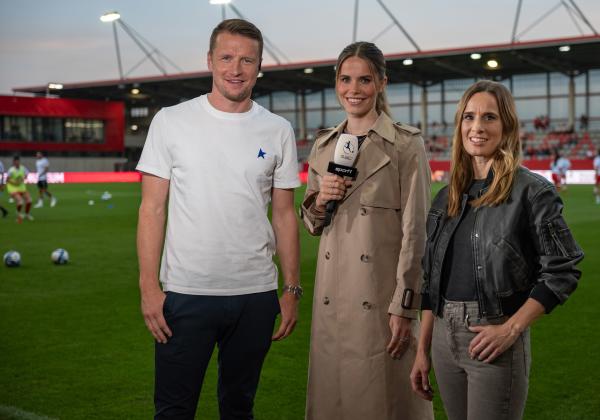 Bild 1 von 2: Maik Franz, Lilli Engels und Christina Rann