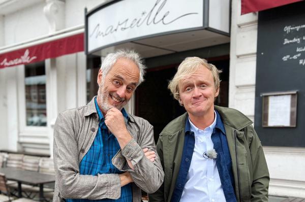 Bild 1 von 1: Pierre M. Krause (r.) mit Christian Rach