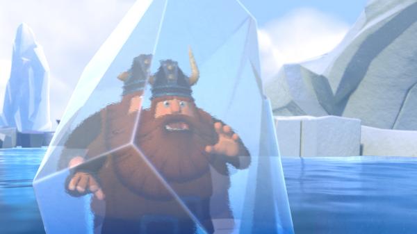 Bild 1 von 6: Opa Olaf war für lange Jahre in einem Eisblock eingeschlossen.