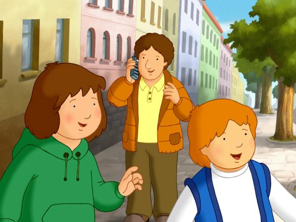 Bild 1 von 6: Laura (li.) und Tommy (re.) freuen sich, dass der Zirkus in die Stadt kommt.