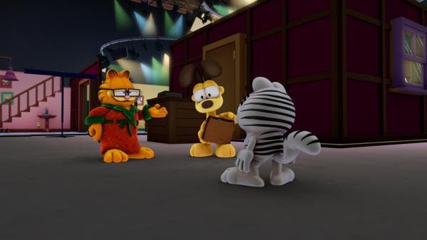 Bild 1 von 3: Garfield verschickt Nermal nach Abu Dhabi. Wenn das mal keine Probleme gibt...