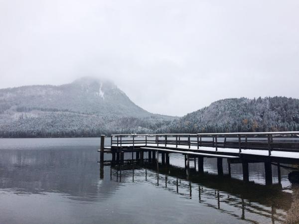 Bild 1 von 10: Im Bild: Der Altausseer See im Winter