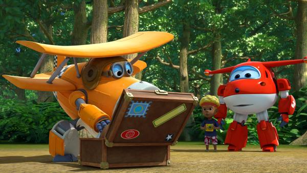 Bild 1 von 4: Onkel Albert kommt, um beim Anlocken der Vögel zu helfen.