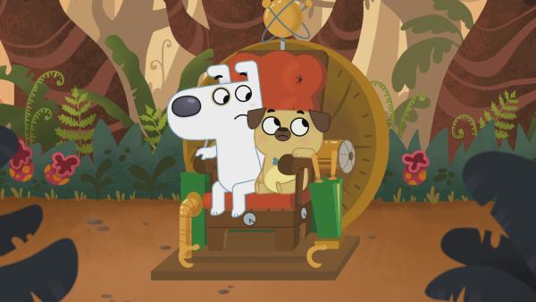 Bild 1 von 4: Zusammen mit Dog reist Puck in eine längst vergangene Zeit.