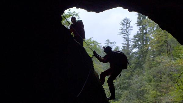 Bild 1 von 11: Im Bild: Abstieg zur Kreidehöhle in Hinterstoder.