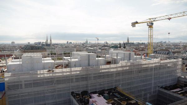 Bild 1 von 6: Im Bild: Blick über MedUni-Campus in der Mariannengasse.