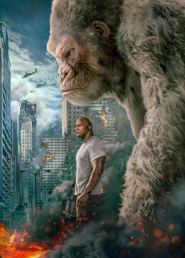 Bild 1 von 25: Im Bild: Dwayne 'The Rock' Johnson (Davis Okoye).