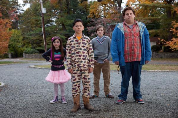 Bild 1 von 4: (v.l.n.r.) Blithe (Landry Bender); Rodrigo (Kevin Hernandez); Slater (Max Records); Noah Griffith (Jonah Hill)