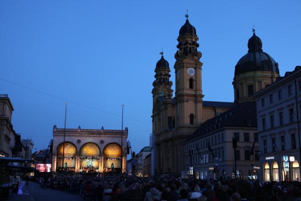 Bild 1 von 1: Odeonsplatz München.